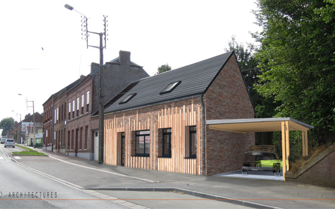 Transformation d’une grange en habitation individuelle à LE CATEAU-CAMBRESIS