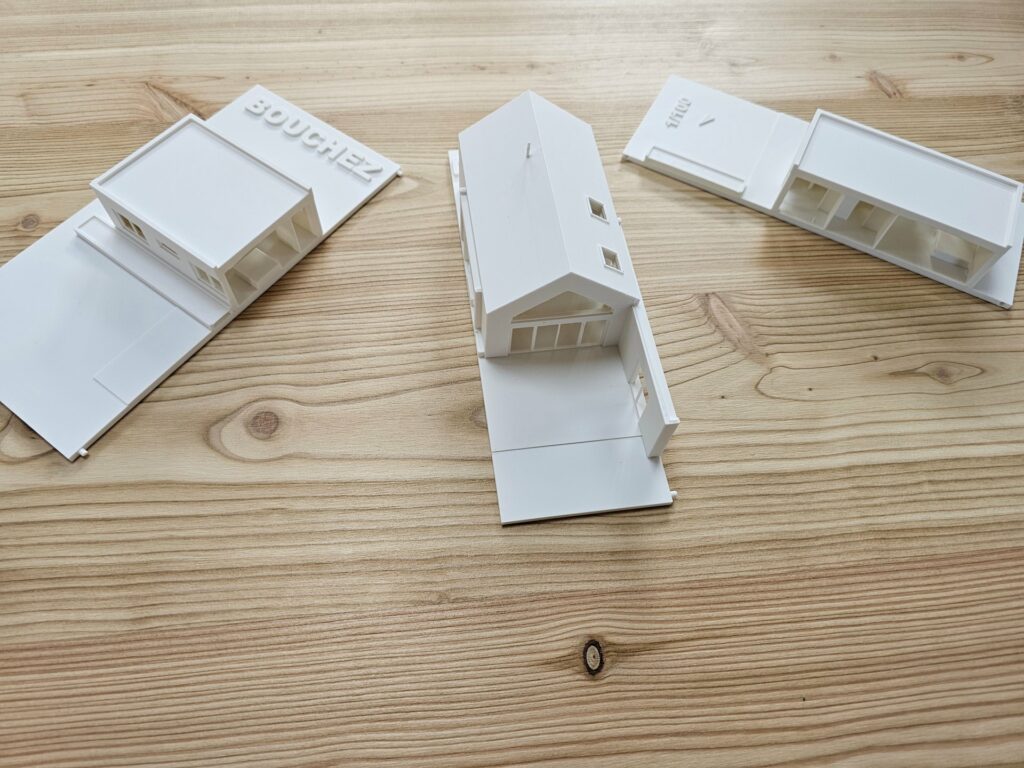 Maquettes et prototypes XIO ARCHITECTURES